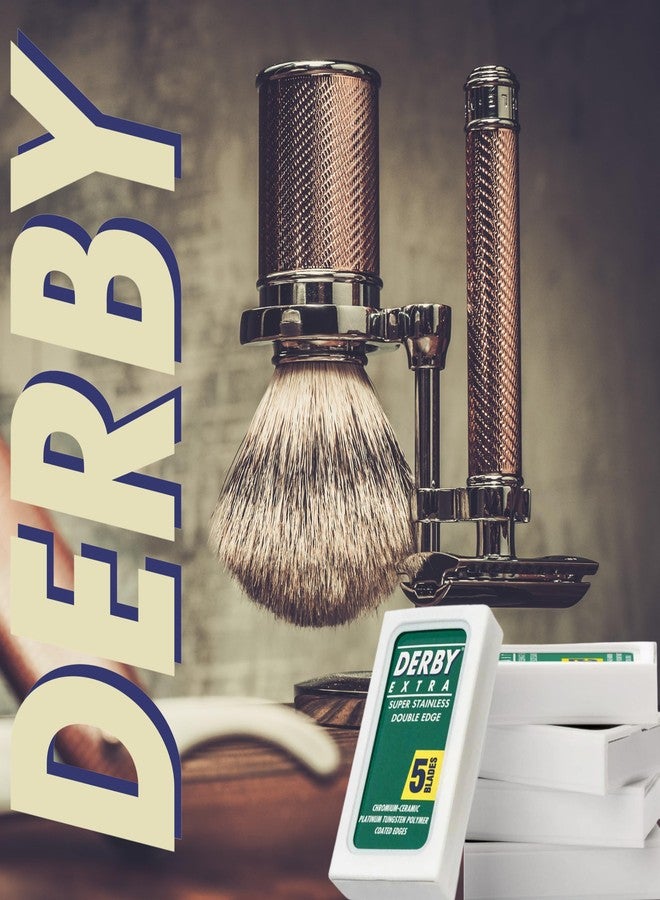 Derby 5 Derby Extra Professional Double Edge Razor Blades for straight razor - Image 5